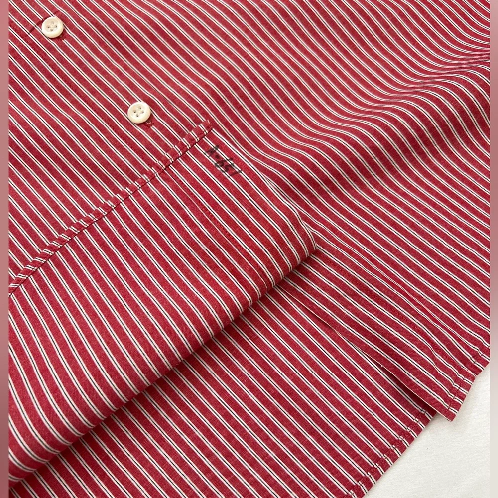 Talbots Women's Blouse Striped Buttons Shirt Top Size 12 French Cuffs Links LS - Picture 5 of 16